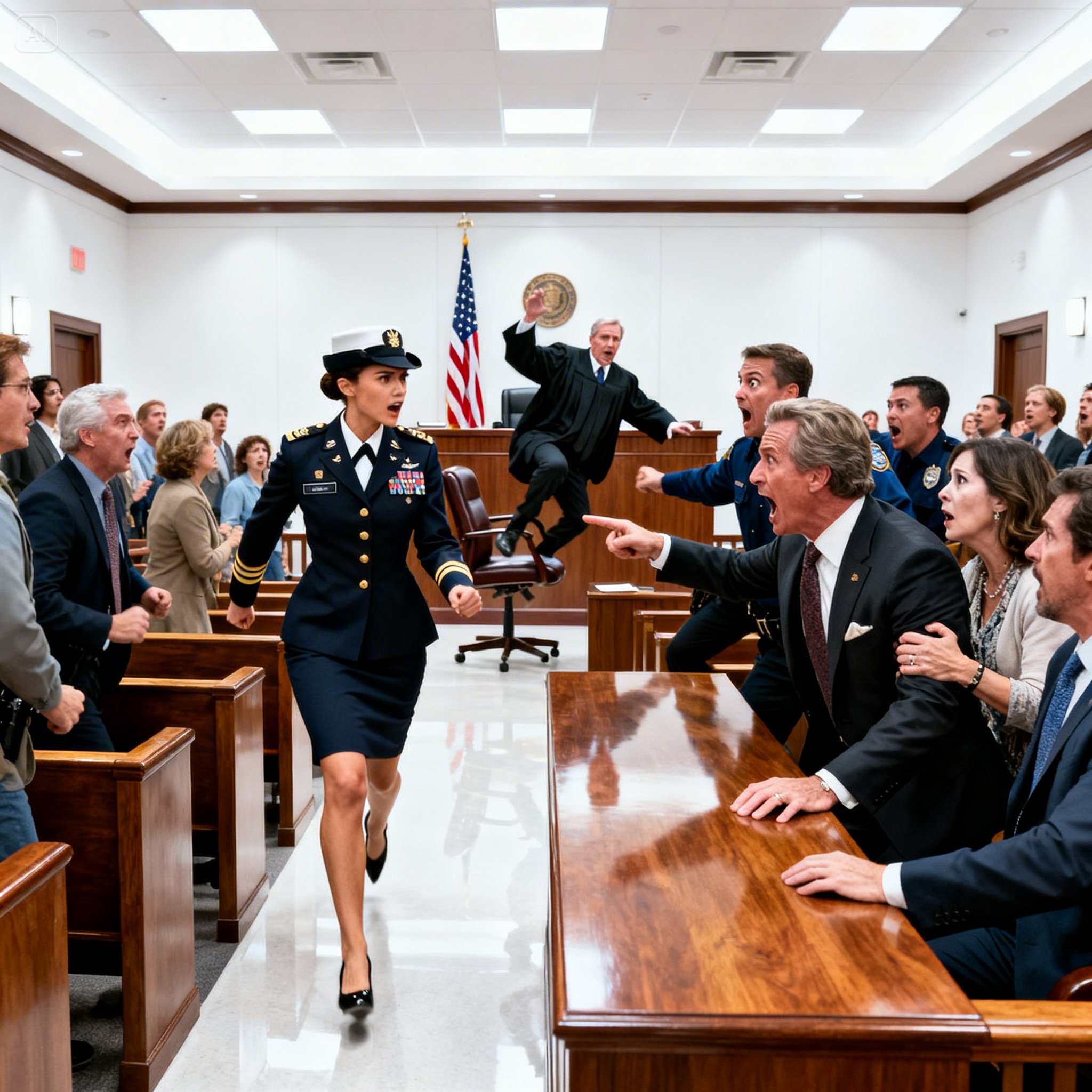 I Walked Into the Courtroom in a Perfectly Pressed Military Uniform. My Father Laughed—Until the Judge Froze.