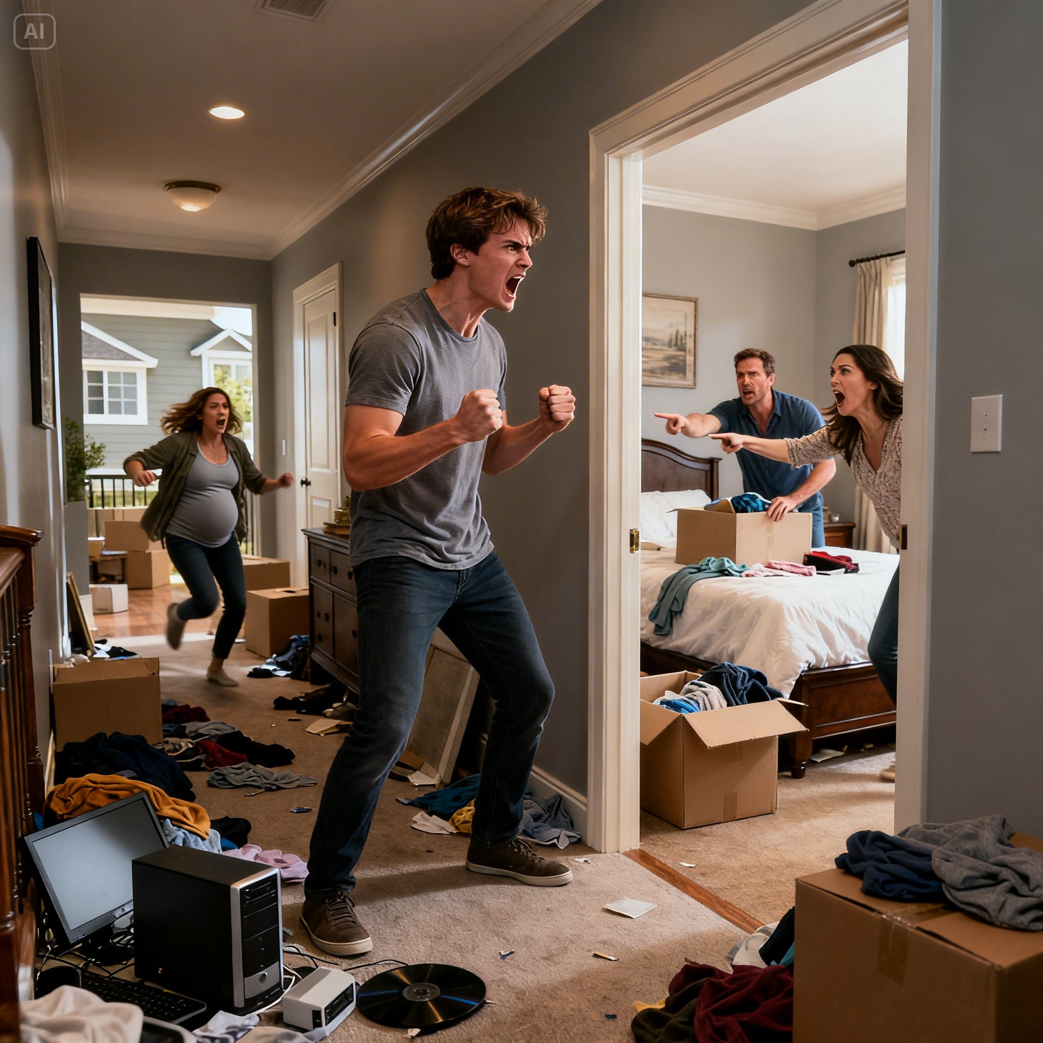 My parents started living in my house, and when my older sister also moved in, she asked for the master bedroom and half of the house’s personal space. I kicked them all out.