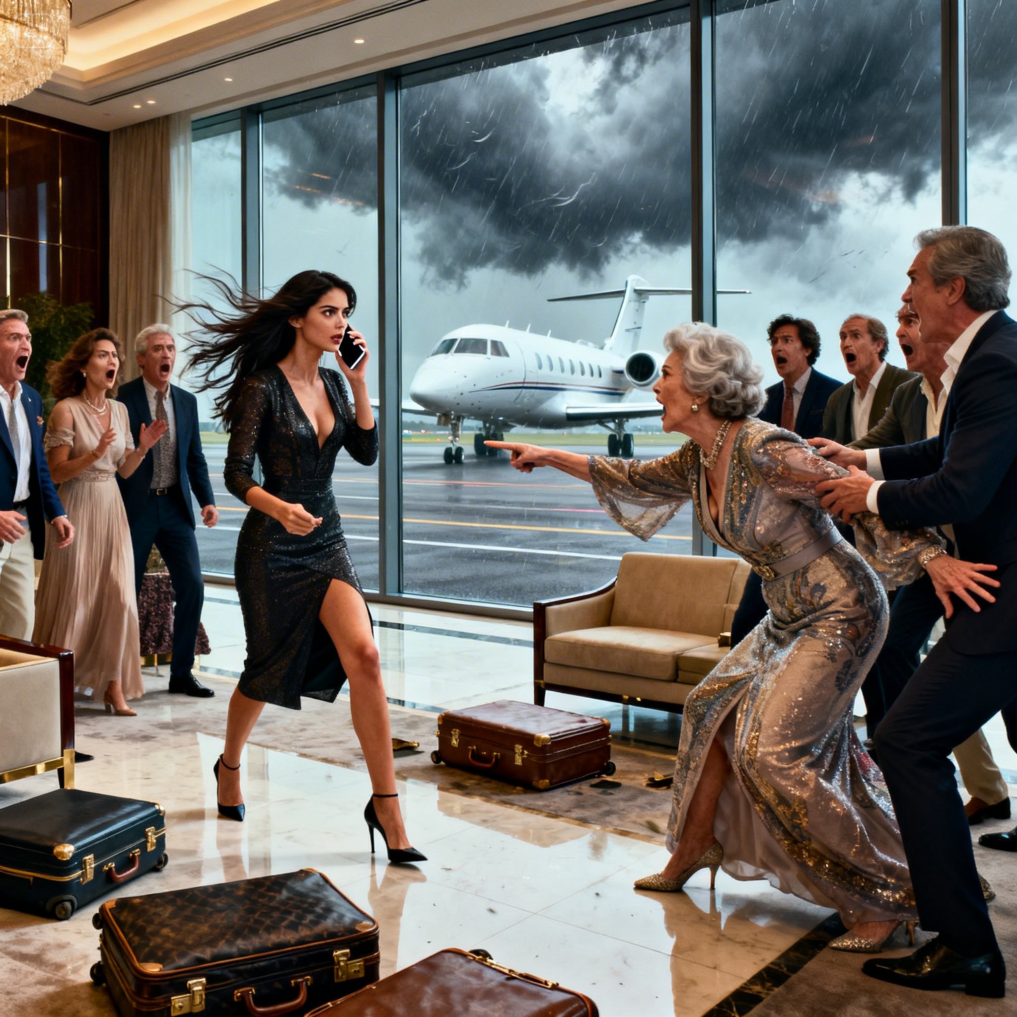 “Twenty pairs of eyes followed me as my mother-in-law cut me out of the family’s Maldives getaway. A coffee girl like you doesn’t belong in luxury, she said with that same smug little smile. While their private jet climbed into the clouds, I stayed behind at the terminal, calm enough to stir a storm. I stepped into a quiet corner, dialed a number no one in that family knew existed, and made one request. By the time she unpacked her designer bags in paradise, the locks were already turning, the staff had new instructions, and her perfect vacation was about to become a nightmare with my name written between the lines. Some thrones become cages.