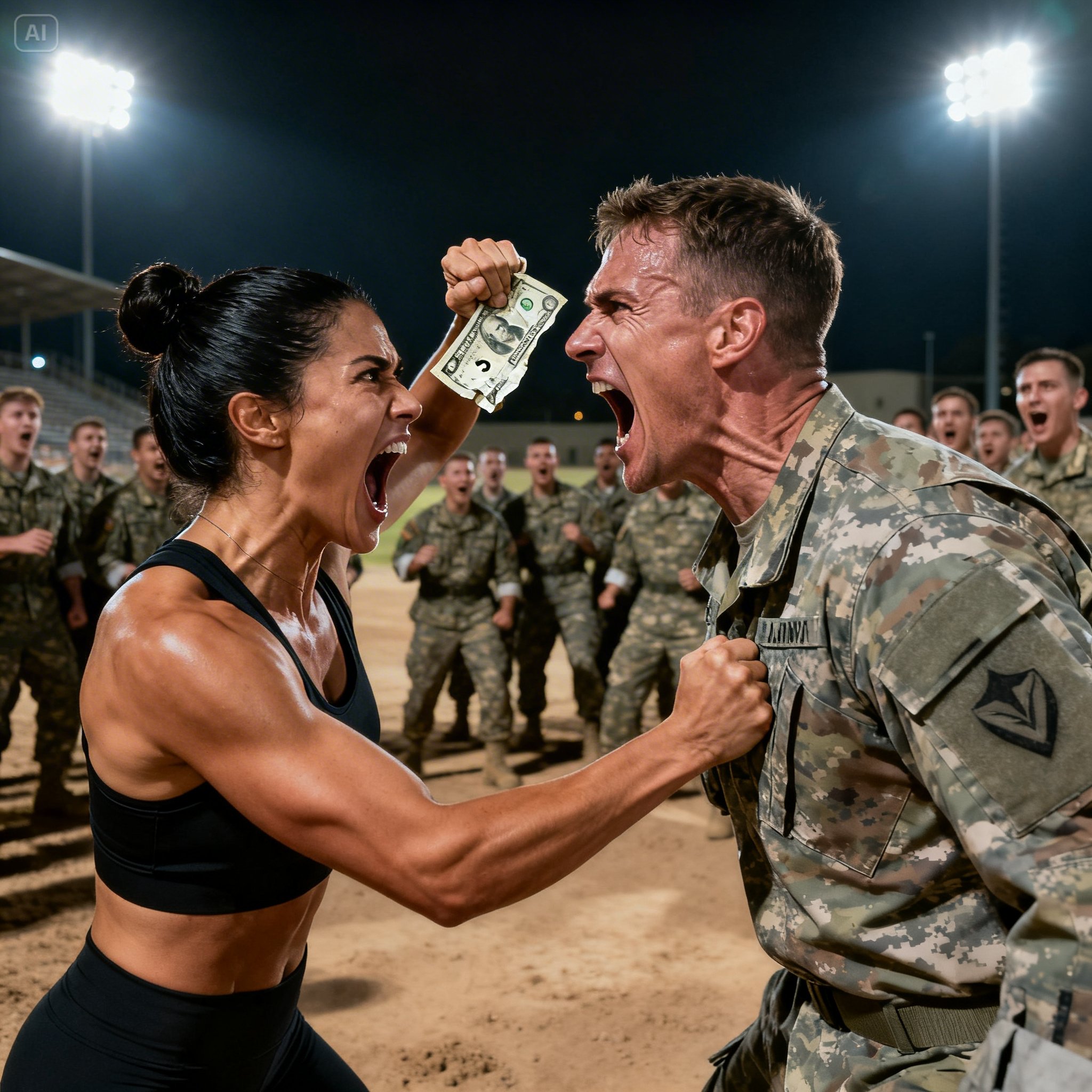 ““Is five dollars enough to shut you up?” — The Night a Woman Refused Silence and Exposed a Military Truth”