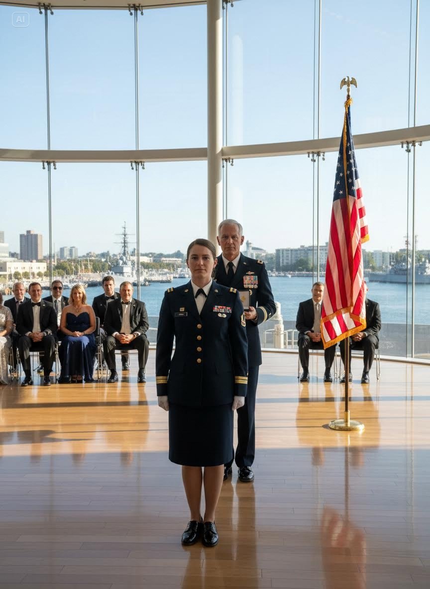 When I Stood To Receive My Purple Heart After My Overseas Deployment, My Sister Whispered: “Guess They Hand Those Out More These Days.” Later, The Admiral Told Me: “The Intel Leak That Exposed Your Convoy’s Route—Came From Your Family.” My Whole Family Sat Frozen.