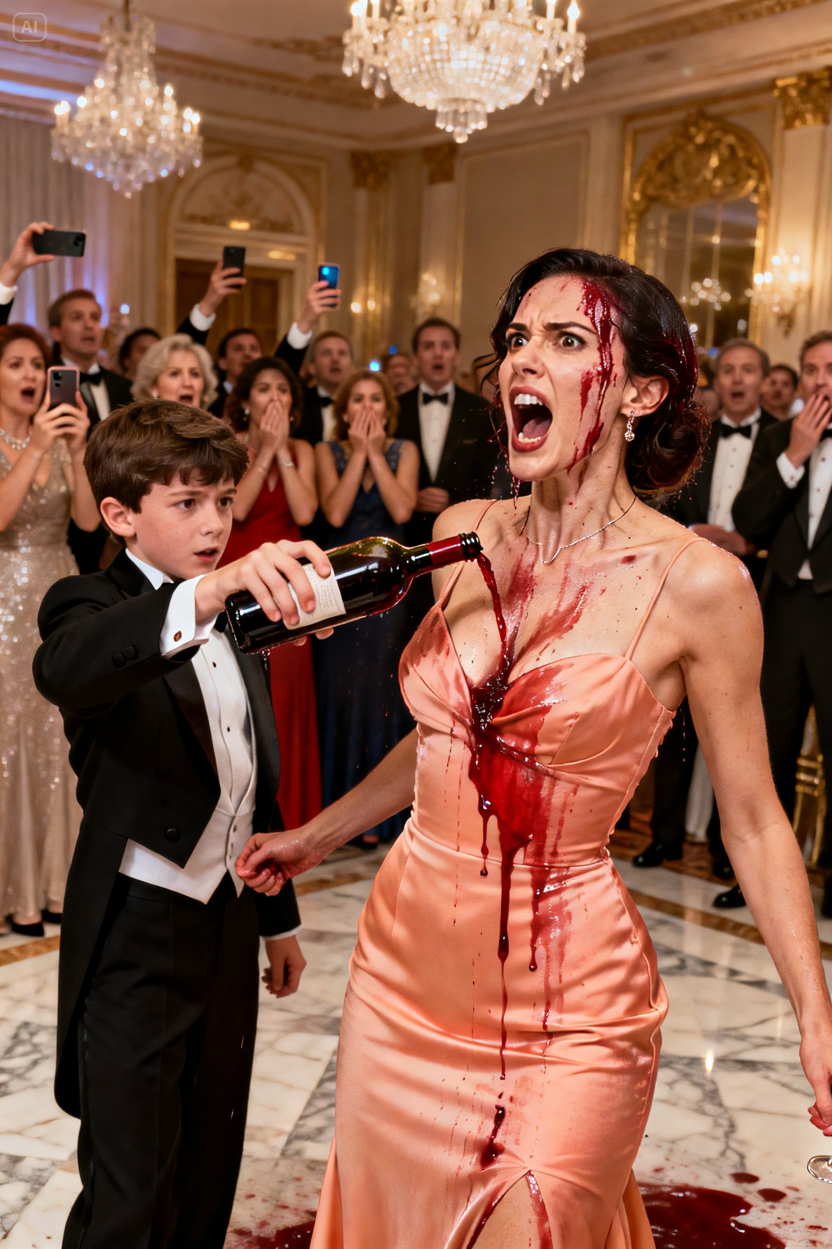 Rich Boy Pours Wine on CEO, His Parents Laugh – Until She Cancels Their $650M Deal and Shocks Them All…