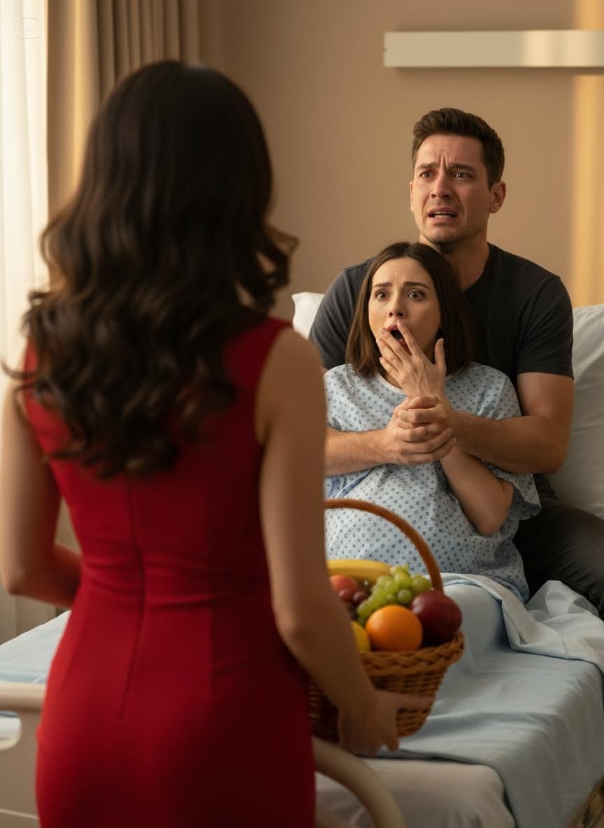 My husband said he was on a business trip, but when I went to the hospital to visit my sick friend, I suddenly heard his voice behind the door… and what I heard made my blood run cold.