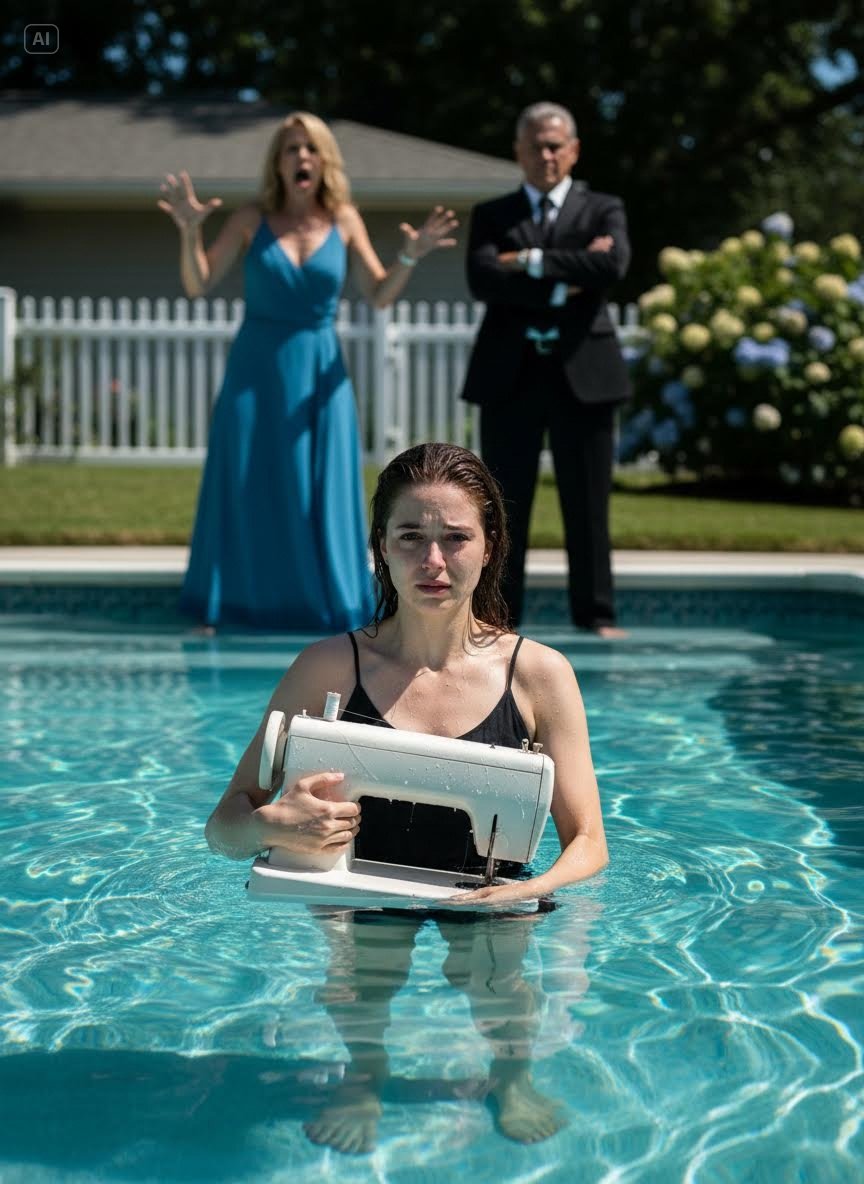 My 16-year-old daughter scraped for months to buy her longed-for sewing machine. When she didn’t do her tasks quickly enough, her stepmother threw it into the pool and my ex-husband just watched.