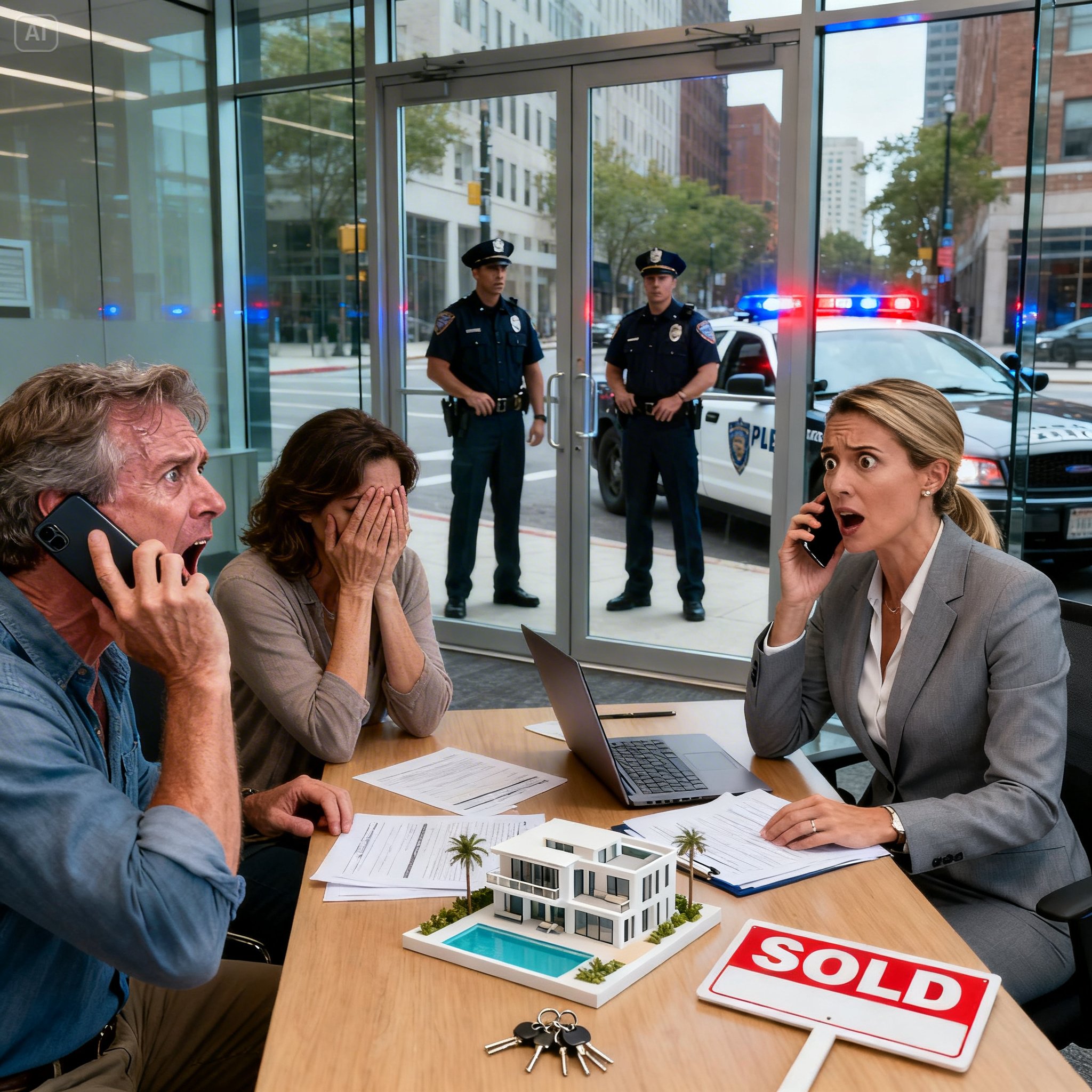 My parents emailed me while I was abroad on a business trip: they’d sold my seaside villa to pay off my sister’s gambling debts—and told me not to be selfish. I didn’t argue or reply. I just quietly called the police… and they had no idea what was coming. Soon after, my parents froze when the real estate agent called.