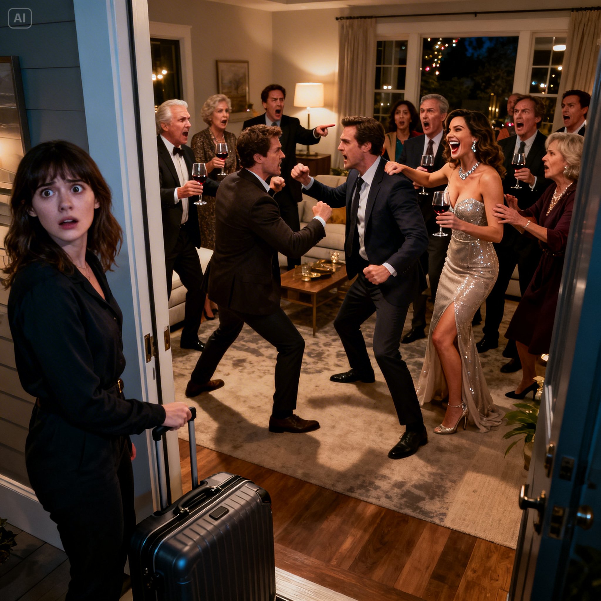 “My mom left me at the airport after I came home from 5 years working abroad. When I walked into the house, they looked at me like I was a stranger. My mom smirked. “Oh, the homeless one is back?” My dad and aunt laughed. “Go wash that filth off you. Don’t ruin the party.” The whole room burst into laughter. I stayed calm. “We’ll see who ends up homeless.” Then I walked out. One week later… I did something that sent everyone into sh0ck. Nobody in the house could believe it.