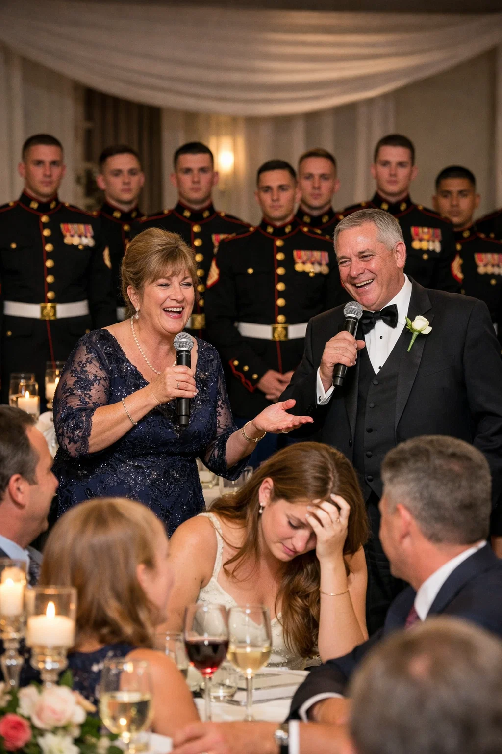 At My Brother’s Wedding, My Parents Mocked Me in Front of 120 Guests — Then 20 Marines Stood Up