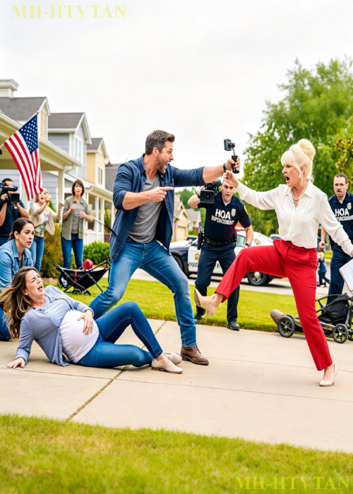 HOA Karen STOMPED on My Pregnant Wife’s Belly — I Made Her Lose HOA License on TV LIVE!