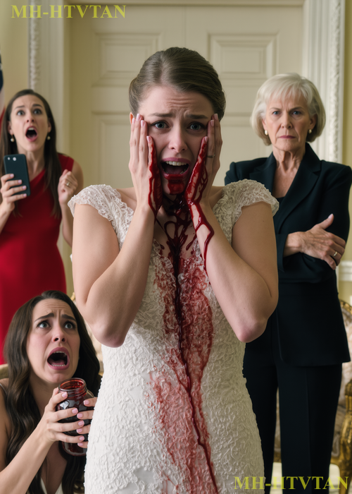 I was minutes away from walking down the aisle when my sister lifted a jar, smiled, and poured red oil paint all over my wedding gown. I screamed, “What are you doing?” and she snapped, “You always steal my shine!” Then my mother looked me dead in the eye and said, “She’s right.” I thought that was the cruelest part—until my maid of honor posted everything online… and someone unexpected saw it. What happened next changed everything.