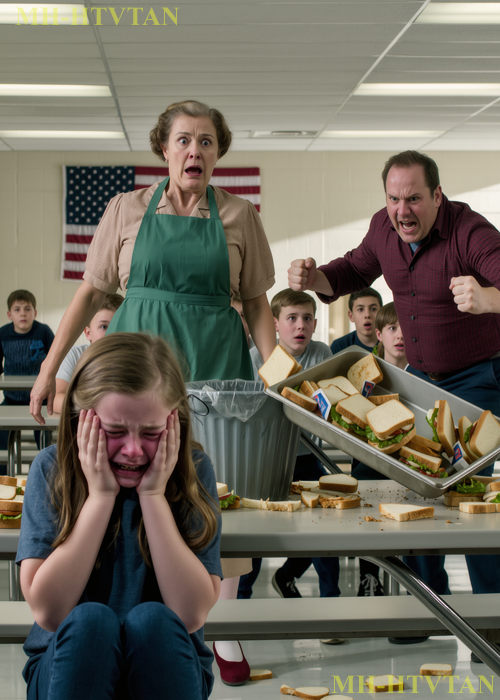 I stopped outside my six-year-old daughter’s school to surprise her, but I froze when I saw her teacher throw her lunch in the trash and yell