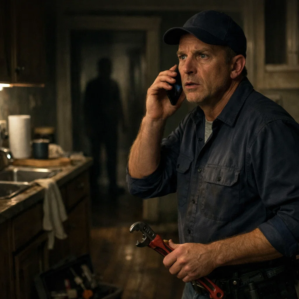 I Hired a Plumber While My Son Was Gone — An Hour Later He Called Whispering, “Sir… Someone Is Crying Inside Your House”