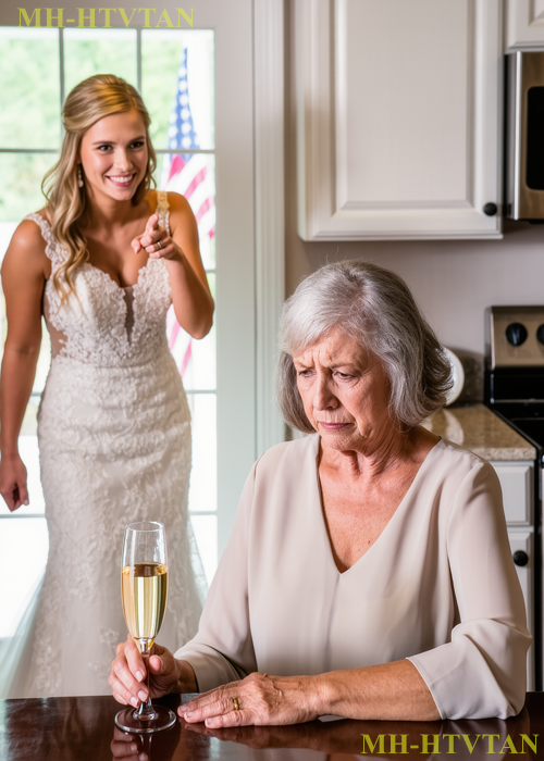 My Daughter-in-Law Sat Me in the Kitchen at My Son’s Wedding — I Smiled, Pulled Out My Phone, and Spoke Exactly 6 Words… My Son Went Pale – Realizing It Was Already Too Late