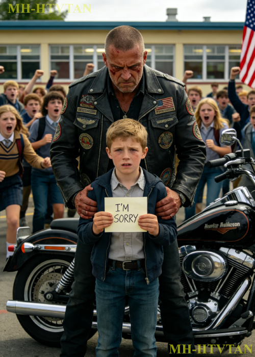 A Little Boy Left a Note on a Biker’s Windshield — 300 Hells Angels Showed Up at His School