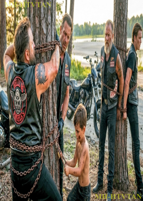 Little Boy Found Four Hell’s Angels Chained to Tree — What He Did Next Shocked 2,000 Riders