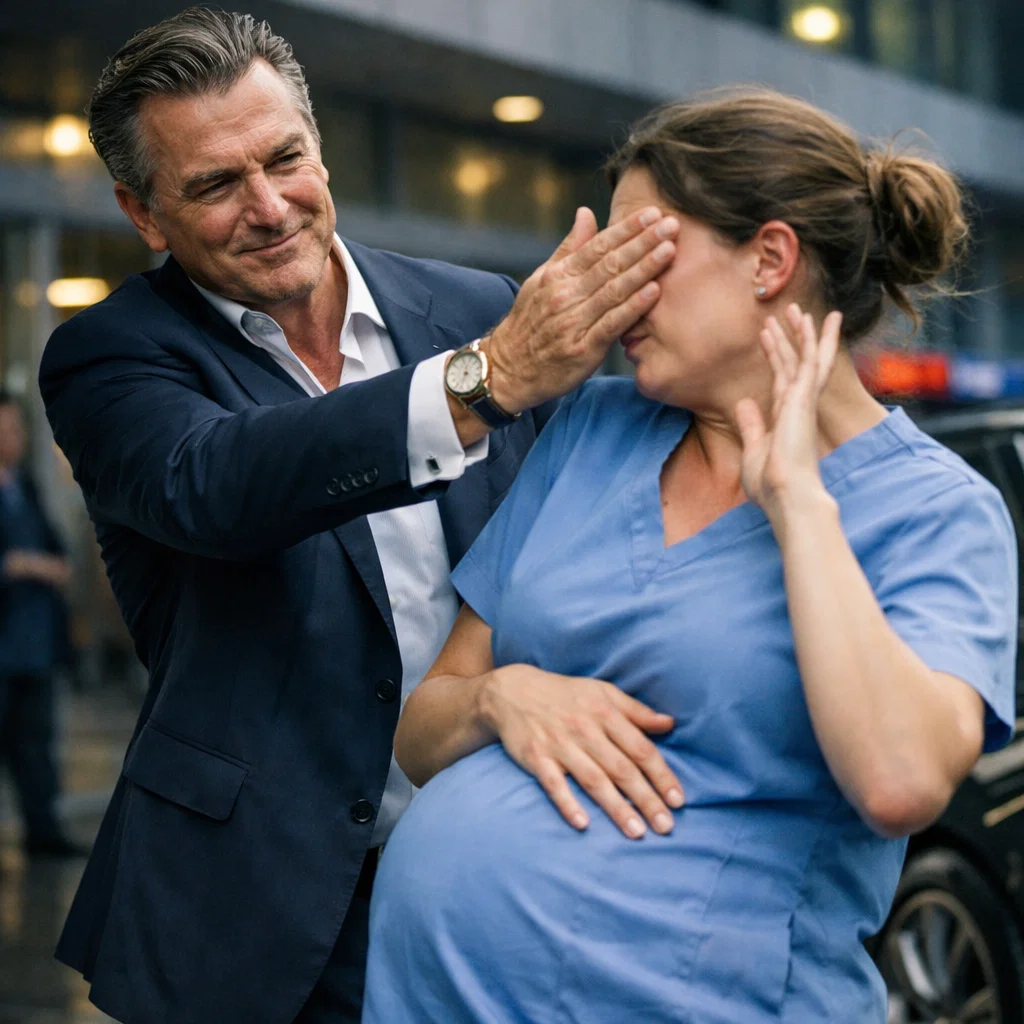 Arrogant Billionaire Slapped Pregnant Nurse and Walked Away Smiling. He Had No Idea Who Her Brother Was.