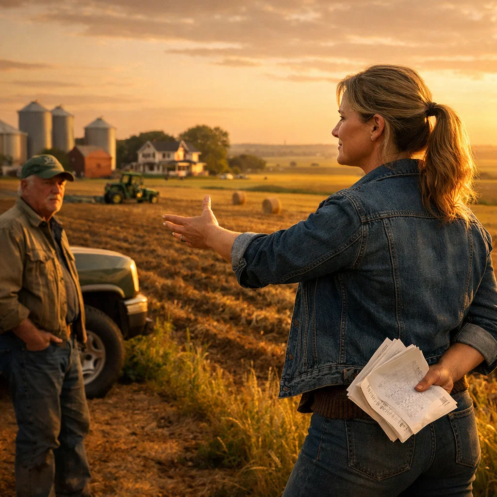 The JD Dealer Said, “Sell the Farm, Little Girl” — Twenty Years Later, She Owned More Land Than Him