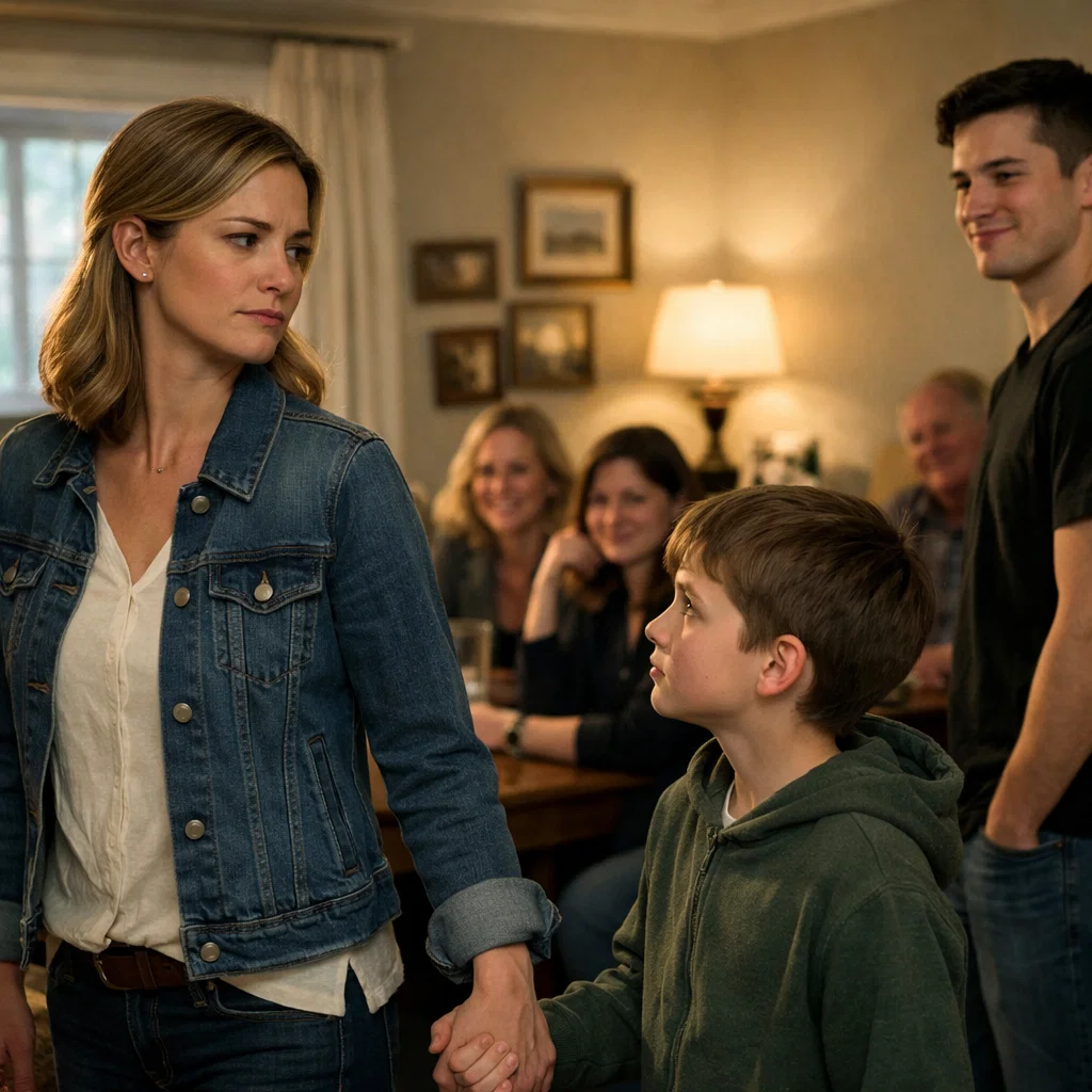 My Nephew Mouthed, “Trash Belongs Outside.” Everyone Smirked. I Nodded, Took My Son’s Hand, and Left