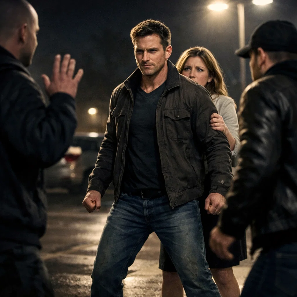 “Daddy, Please Help Her” — A Single Dad Took Down Two Attackers, and the Next Morning a CEO Was at His Door