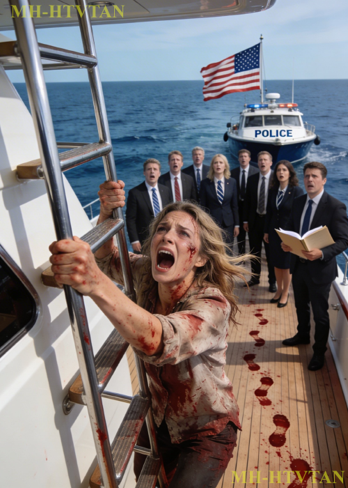 I never told my boyfriend’s snobbish parents that I owned the bank holding their massive debt. To them, I was just a “barista with no future.” At their yacht party, his mother pushed me toward the edge of the boat and sneered, “Service staff should stay below deck,” while his father laughed, “Don’t get the furniture wet, trash.” My boyfriend adjusted his sunglasses and didn’t move. Then, a siren blared across the water. A police boat pulled up alongside the yacht… and the Bank’s Chief Legal Officer stepped aboard with a megaphone, looking directly at me. “Madam President, the foreclosure papers are ready for your signature.”