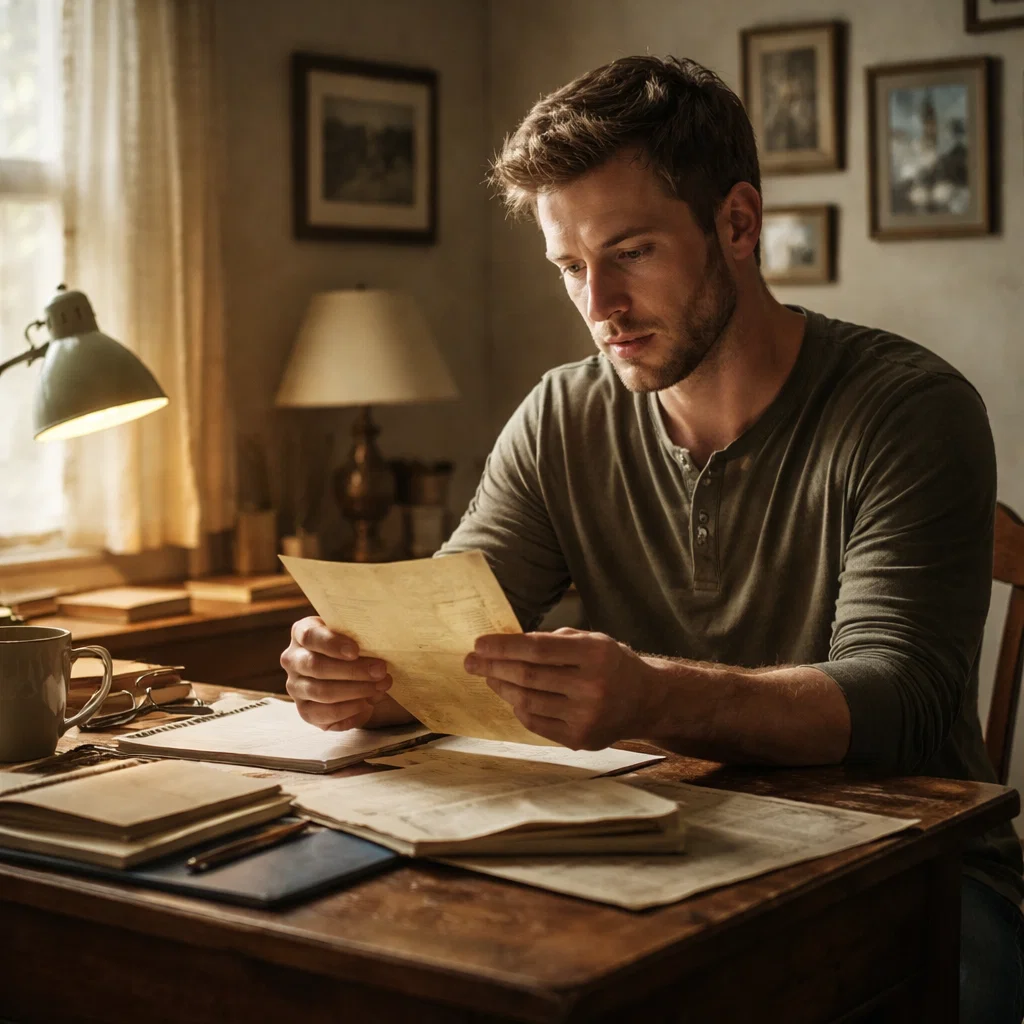 Single Dad Found a Lost Letter in a Second-Hand Desk—His Quest to Find the Owner Shocked the Nation