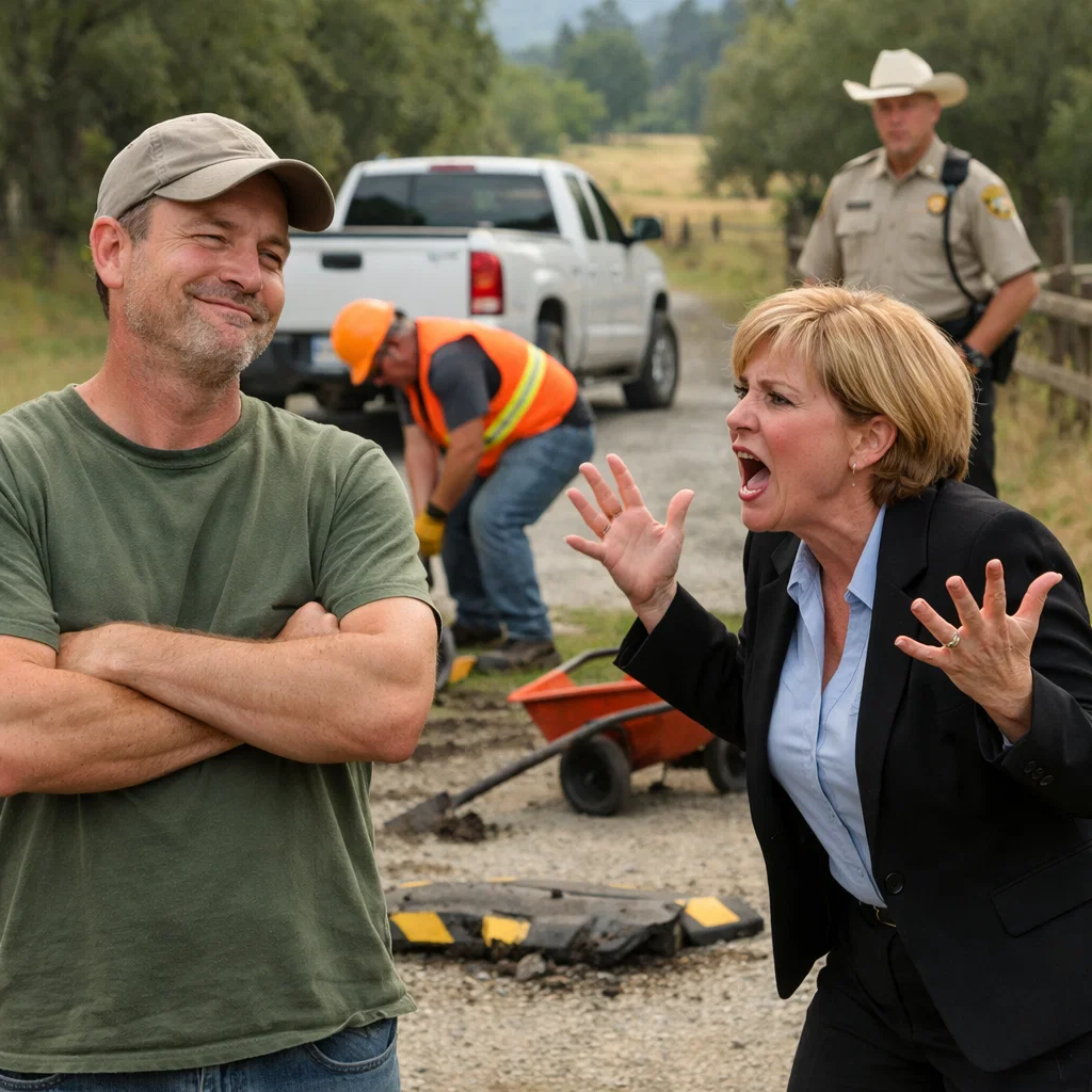 I Caught the HOA Installing Speed Bumps on My Private Road, and the Sheriff Made Them Rip Them All Out