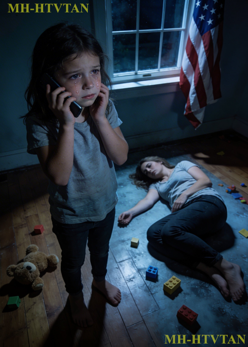 At midnight, my granddaughter called, her voice trembling. “Grandma… Mom hasn’t woken up all day.” My heart dropped. “What happened?” I asked—but the line went dead. When I arrived, what I saw made me call 911 immediately. What the police discovered next left everyone in sh0ck.