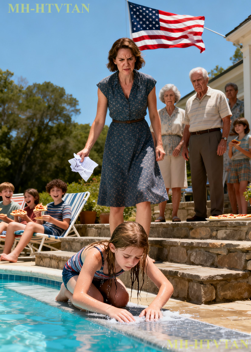 At 2 P.M., My Parents Made My 8-Year-Old Daughter Scrub The Pool While The Other Grandkids Ate Pizza. She Was Running A Dangerous Fever. My Mom Snapped In My Face: “You And Your Kid Expect Too Much.” What I Did Next Changed Everything. THEY CALLED ME NONSTOP, AND I REPLIED: “TOO LATE.”