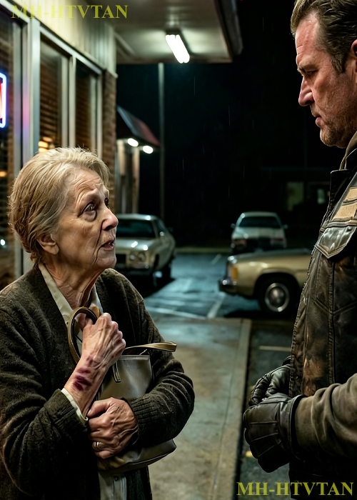 She Asked the Biker to Walk Her to Her Car—What He Noticed on Her Wrist Made Him Go Silent