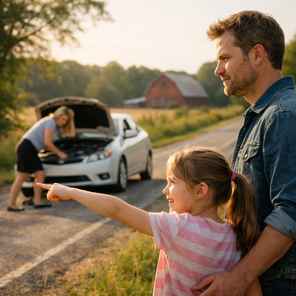 When My Daughter Pointed Out Her Teacher Stranded by the Roadside, I Never Imagined It Would Lead Me to a Second Chance at Love