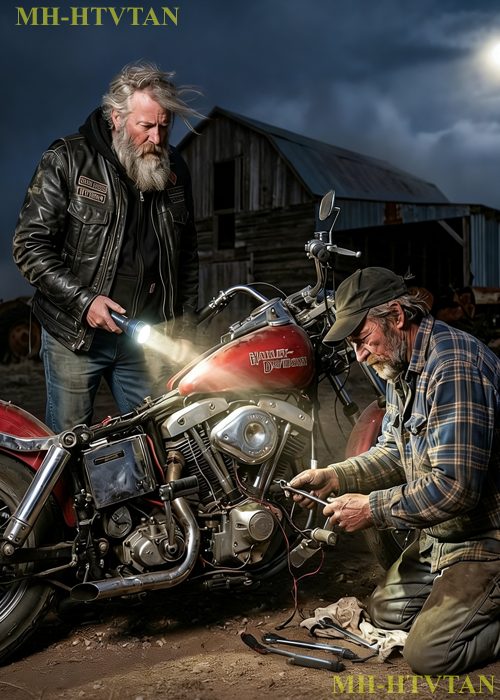 Poor Farmer Fixed a Stranger’s Motorcycle Overnight — 265 Hells Angels Surrounded His Farm at Dawn