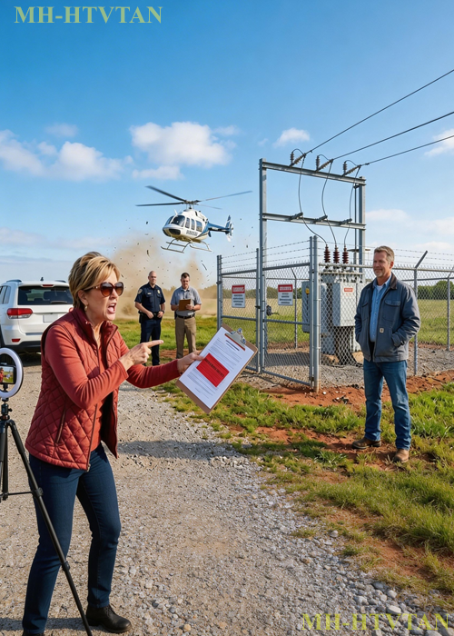 HOA Karen Shut Down My Power Substation — 9 Minutes Later, I Landed a Lineman Helicopter