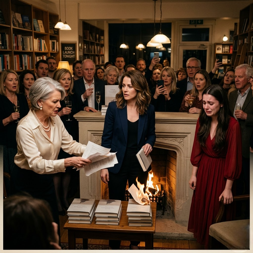 𝐀𝐭 𝐭𝐡𝐞 𝐋𝐚𝐮𝐧𝐜𝐡 𝐨𝐟 𝐇𝐞𝐫 𝐅𝐢𝐫𝐬𝐭 𝐍𝐨𝐯𝐞𝐥, 𝐄𝐦𝐦𝐚’𝐬 𝐌𝐨𝐭𝐡𝐞𝐫 𝐒𝐞𝐭 𝐇𝐞𝐫 𝐌𝐚𝐧𝐮𝐬𝐜𝐫𝐢𝐩𝐭 𝐨𝐧 𝐅𝐢𝐫𝐞, 𝐓𝐫𝐲𝐢𝐧𝐠 𝐭𝐨 𝐒𝐭𝐞𝐚𝐥 𝐇𝐞𝐫 𝐒𝐩𝐨𝐭𝐥𝐢𝐠𝐡𝐭 𝐟𝐨𝐫 𝐇𝐞𝐫 𝐒𝐢𝐬𝐭𝐞𝐫—𝐁𝐮𝐭 𝐭𝐡𝐞 𝐑𝐞𝐚𝐥 𝐒𝐭𝐨𝐫𝐲 𝐖𝐚𝐬 𝐉𝐮𝐬𝐭 𝐁𝐞𝐠𝐢𝐧𝐧𝐢𝐧𝐠