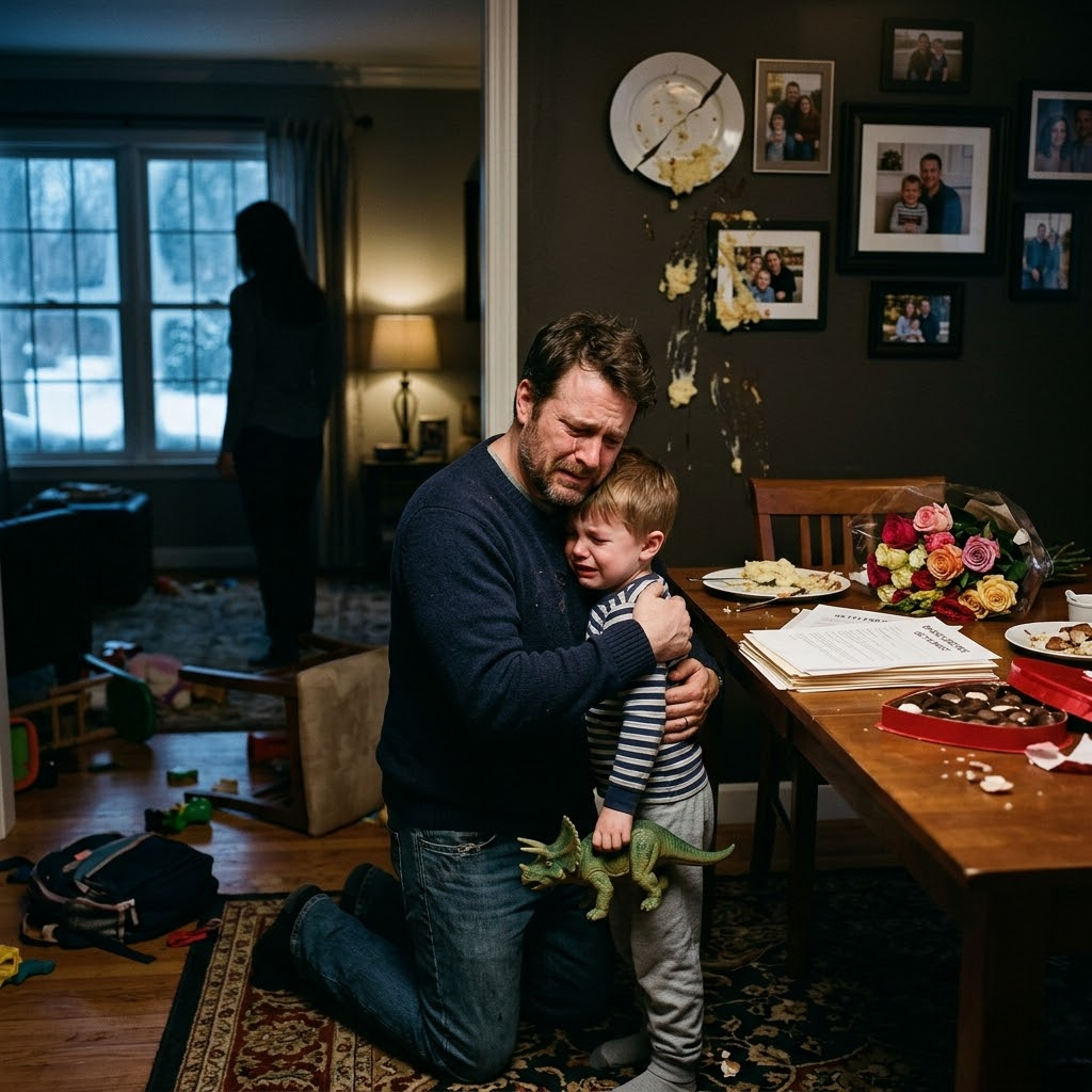 I Handed My Cheating Wife Divorce Papers While Our Son Watched the Funeral of a Marriage