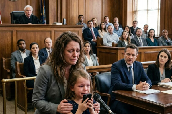 El juez se burló de una niña de 7 años y le dijo que llamara a quien quisiera, convencido de que ningún número cambiaría el expediente; pero cuando Lucía marcó a su madre enferma y la voz al otro lado pronunció el nombre completo de Sebastián Rivas, toda la sala descubrió que el hombre encargado de decidir su destino había pasado años huyendo de la hija que ahora estaba a punto de perderlo todo.