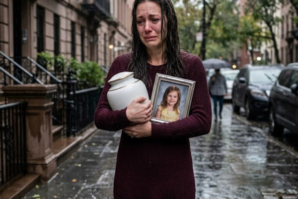 Mientras abrazaba la urna de su hija de 3 años, Sofía recibió la llamada de su esposo ordenándole que “dejara el berrinche” y volviera a casa antes de cancelarle el seguro; pero Rodrigo no sabía que Lucía ya había muerto esperando un medicamento de 180,000 pesos, ni que esa crueldad activaría el último plan del padre de Sofía, revelando activos congelados, fondos ocultos y el desvío que hundiría a toda la familia Armenta.
