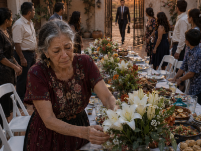 Su hijo canceló la graduación de su nieta porque le avergonzaba la casa humilde donde su madre había cocinado desde la madrugada, sin imaginar que aquella fiesta vacía se llenaría de personas agradecidas y de un invitado inesperado que conocía el verdadero valor de Rosario. Cuando la joven graduada descubrió la mentira de su padre, una mesa sencilla terminó exponiendo el desprecio que él había intentado esconder.